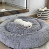 Cama tipo dona para mascotas talla L
